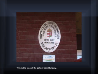 This is the logo of the school from Hungary.
 