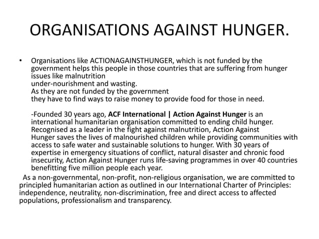 Hunger | PPT