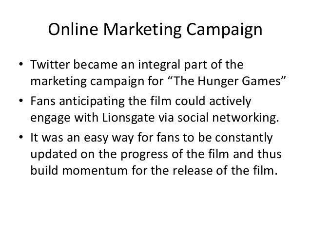 hunger games marketing case study