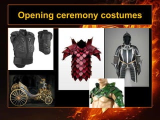 Opening ceremony costumes
 