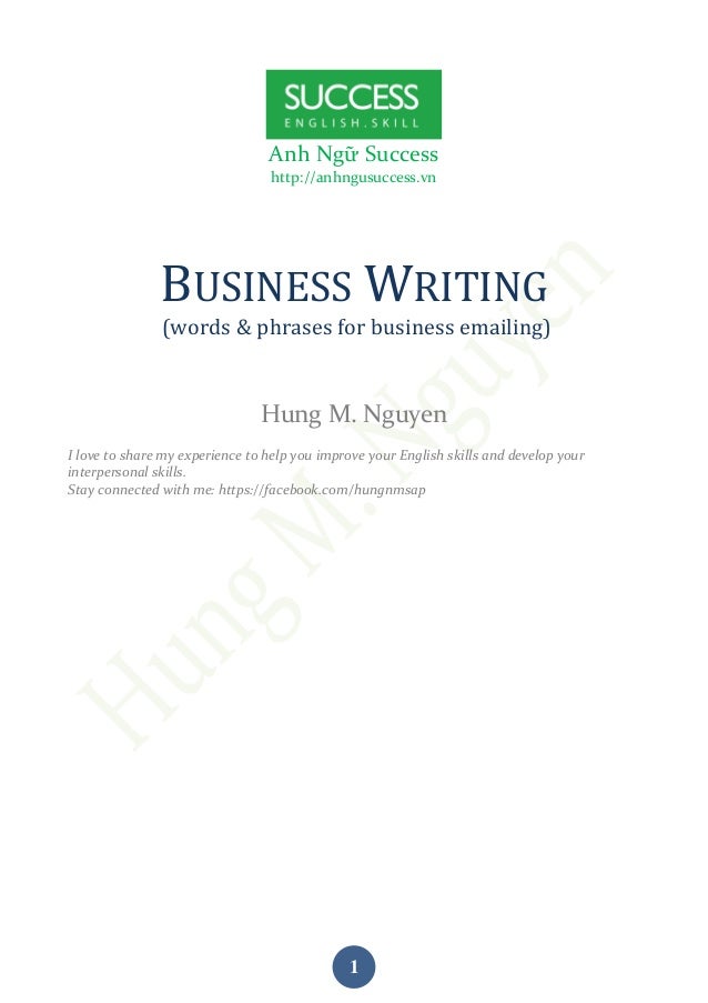 guide for writing business