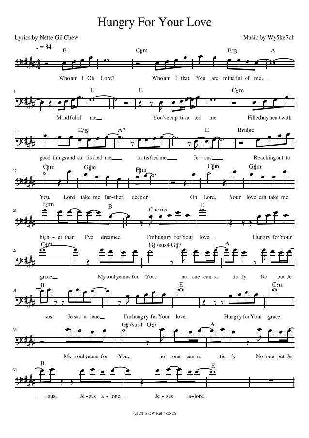 hungry for your love 1 638 jpg cb 1434948444 your love oh lord sheet music