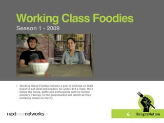 Working Class Foodies
Season 1 - 2009




 Working Class Foodies follows a pair of siblings on their
  quest to eat local...