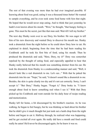 Bitdory Hunky and Dory and the Kingdom of Food | PDF