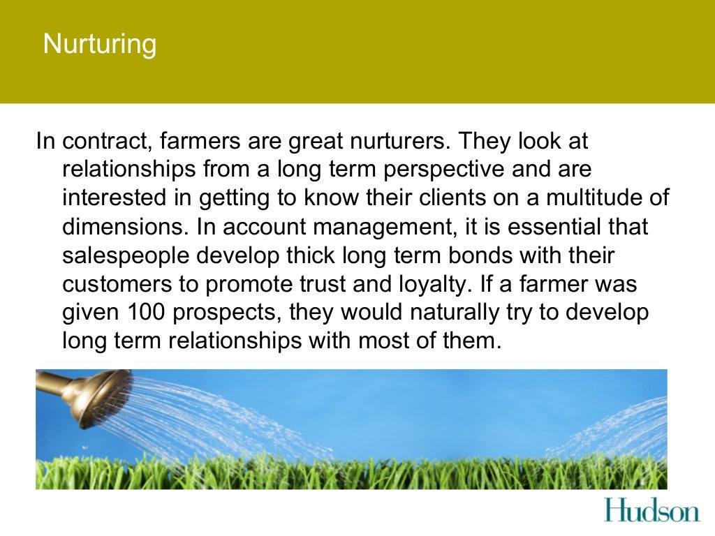 Hunter farmer ....a sales model… or competences needed within every b…