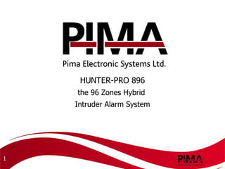 HUNTER-PRO 896 the 96 Zones Hybrid  Intruder Alarm System 
