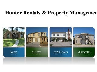 Hunter Rentals & Property Managemen
 