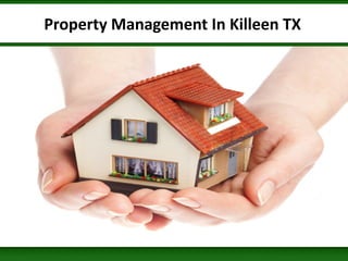 Property Management In Killeen TX  
