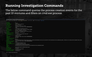 Hunting Advanced Threats Using Endpoint Telemetry | PDF