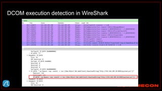 DCOM execution detection in WireShark
 