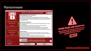 Ransomware
 
