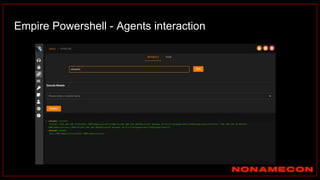 Empire Powershell - Agents interaction
 