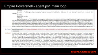 Empire Powershell - agent.ps1 main loop
 
