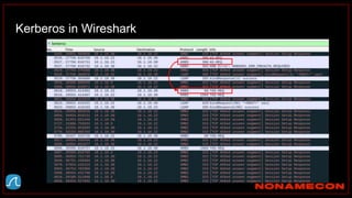 Kerberos in Wireshark
 