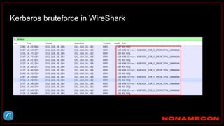 Kerberos bruteforce in WireShark
 