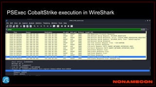 PSExec CobaltStrike execution in WireShark
 