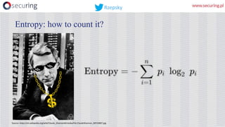 Entropy: how to count it?
Source:	https://en.wikipedia.org/wiki/Claude_Shannon#/media/File:ClaudeShannon_MFO3807.jpg
Rzepsky
 