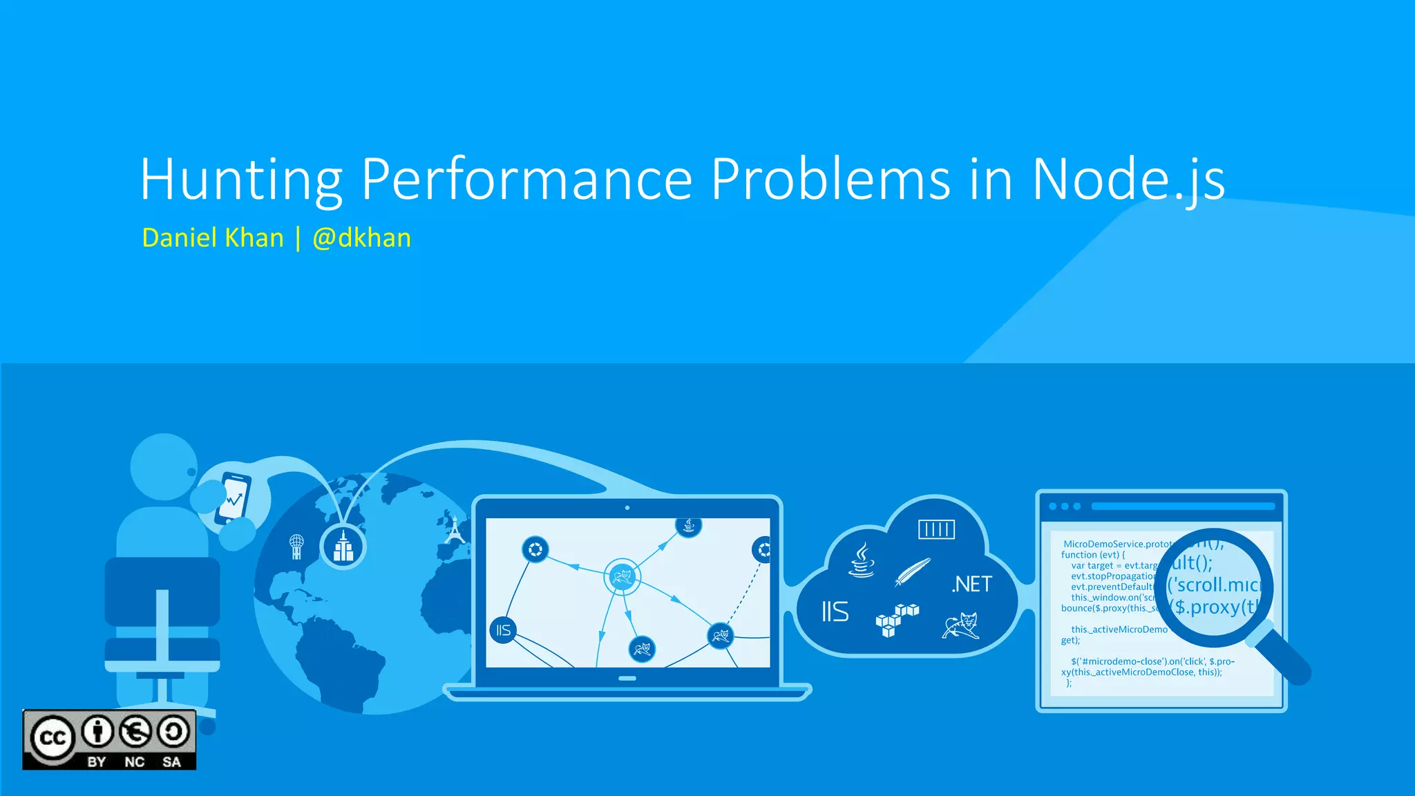 Hunting Performance Problems in Node.js Daniel Khan | @dkhan 