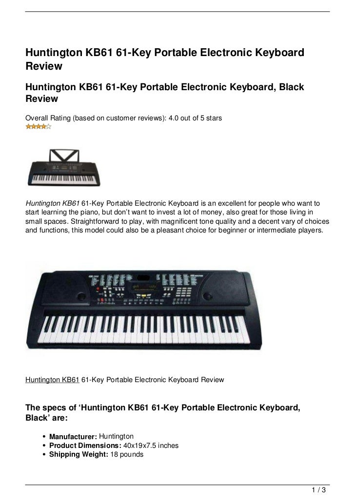 Kb61 keyboard Clearance