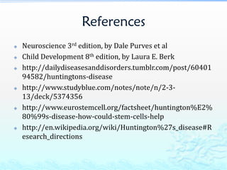 Huntington's Disease | PPTX