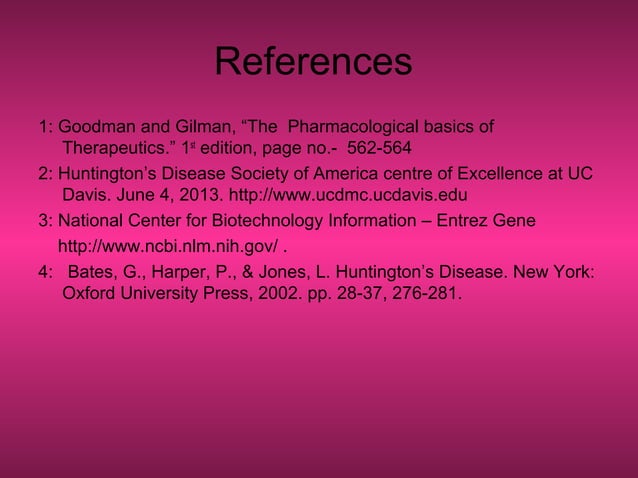 Huntington’s disease | PPT | Brain and Nervous System Disorders ...