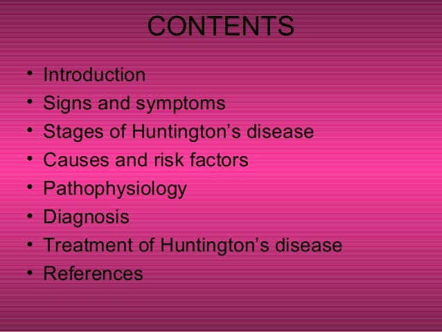 Huntington’s disease