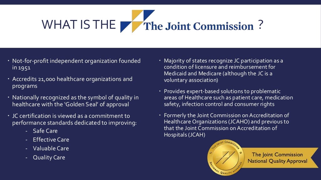 The Joint Commission Home Healthcare 2017