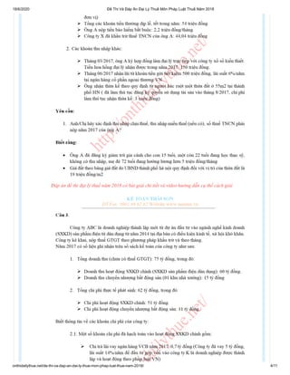 18/6/2020 Đề Thi Và Đáp Án Đại Lý Thuế Môn Pháp Luật Thuế Năm 2018
onthidailythue.net/de-thi-va-dap-an-dai-ly-thue-mon-phap-luat-thue-nam-2018/ 4/11
Đáp án đề thi đại lý thuế năm 2018 có bài giải chi tiết và video hướng dẫn cụ thể cách giải
 