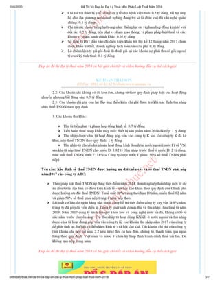 18/6/2020 Đề Thi Và Đáp Án Đại Lý Thuế Môn Pháp Luật Thuế Năm 2018
onthidailythue.net/de-thi-va-dap-an-dai-ly-thue-mon-phap-luat-thue-nam-2018/ 5/11
Đáp án đề thi đại lý thuế năm 2018 có bài giải chi tiết và video hướng dẫn cụ thể cách giải
Đáp án đề thi đại lý thuế năm 2018 có bài giải chi tiết và video hướng dẫn cụ thể cách giải
 