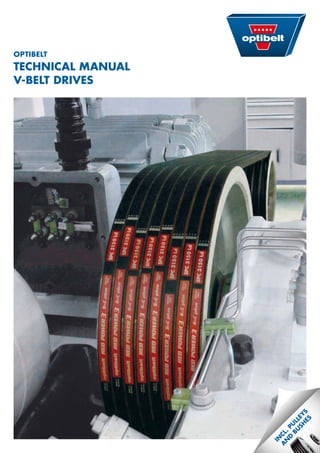 OPTiBelT 
Technical Manual 
V-BelT DriVes 
incl. PulleYs 
anD Bushes 
 