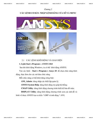 Huong dan ansys | PDF