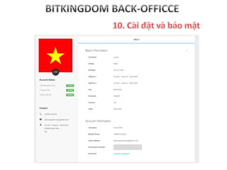 Hướng dẫn back officce Bitkingdom