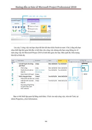 Huong dan co ban ve ms project 2010 professional | PDF