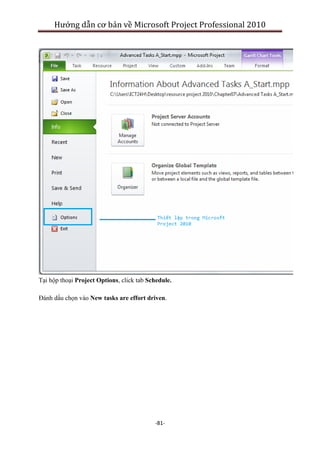 Huong dan co ban ve ms project 2010 professional | PDF