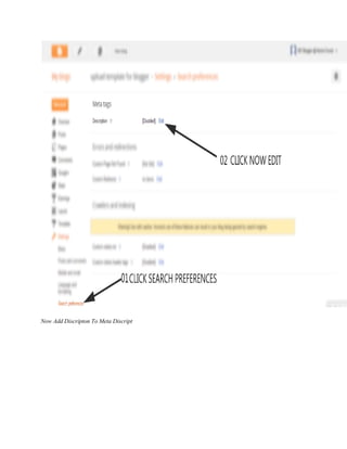 Now Add Discripton To Meta Discript
 