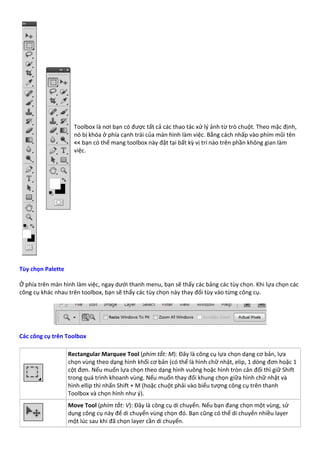 Hướng Dẫn Sử Dụng Photoshop Cs5 (Tiếng Việt) | Pdf