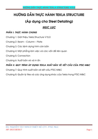 Huong dan tekla 15 (ptsc mc)