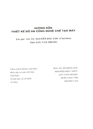 Huong dan thiet ke do an cong nghe che tao may