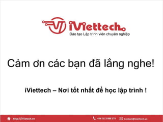 [DevDay 2016] Da Nang Software Industry & Job Opportunities for Students - Speaker: Viet Vy – Director at iViettech Education