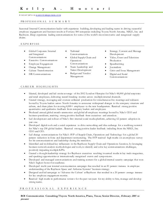 huotari resume 11 15 internal communications resumes