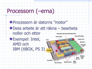 Hur Fungerar En Dator | PPT