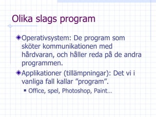 Hur Fungerar En Dator | PPT
