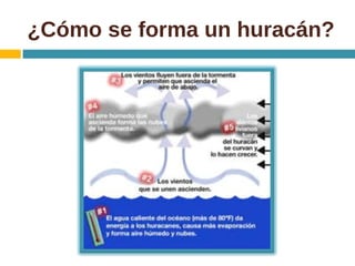 ¿Cómo se forma un huracán?
 