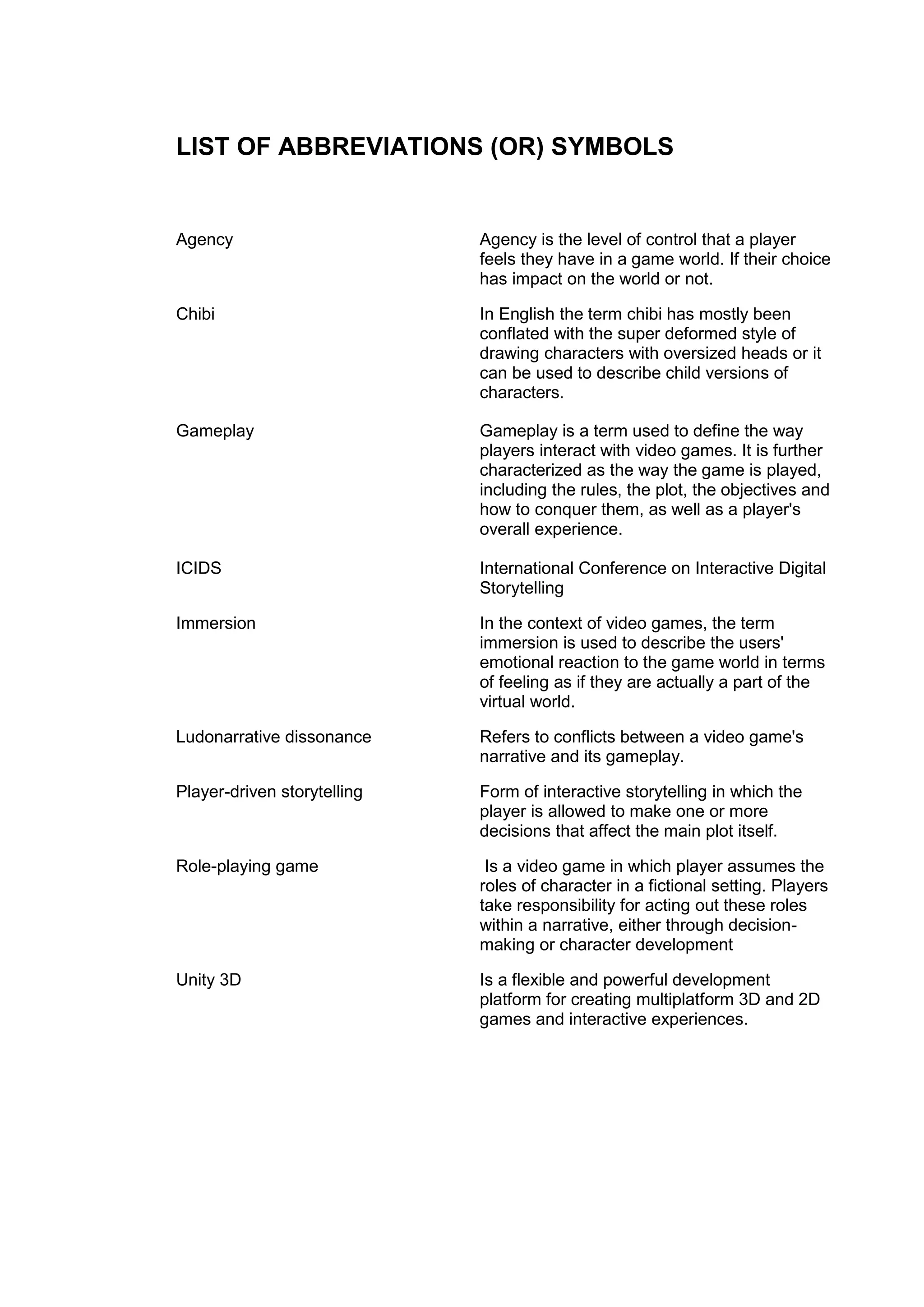 STORYTELLING IN VIDEO GAME – Creating a narrative for management game…