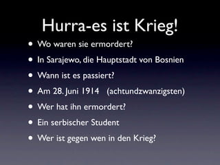 Hurra Es Ist Krieg