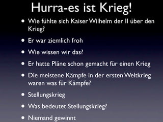 Hurra Es Ist Krieg