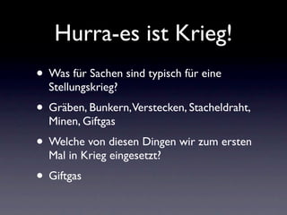Hurra Es Ist Krieg