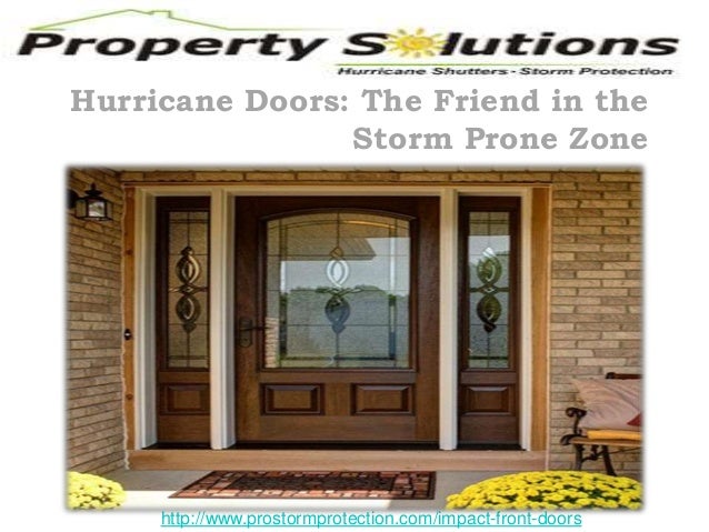 Hurricane Doors The Friend In The Storm Prone Zone