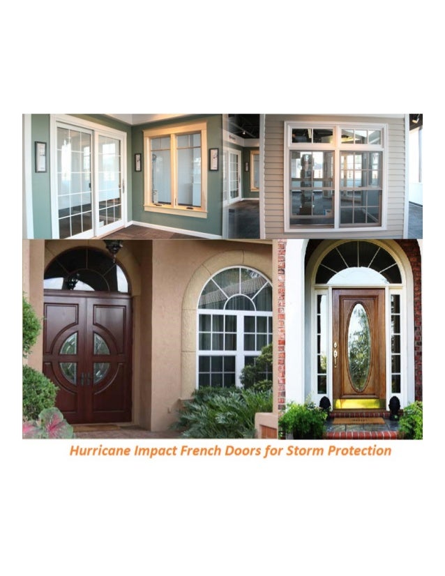 Hurricane Impact French Doors For Storm Protection