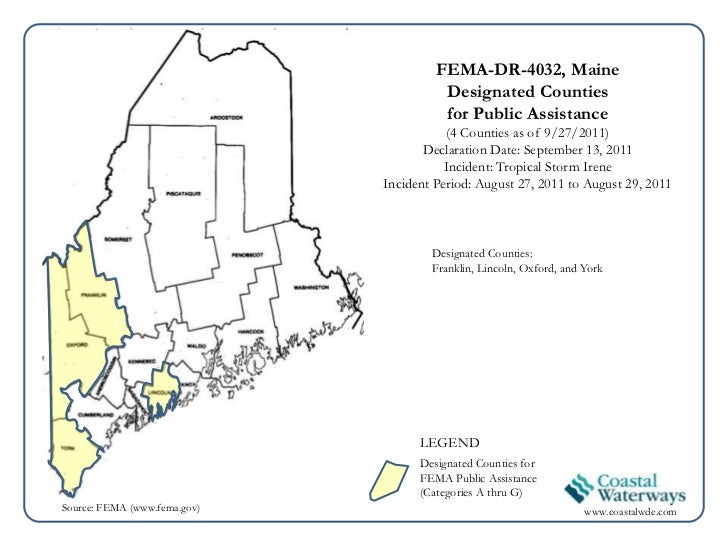 Updated on 9/27/11 State Maps of Federally Declared Disaster showin…